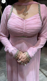 Launching New Design Fox Georgette *(Gwon&Pent&dupatta)* Reddy To Party Wear Look Design