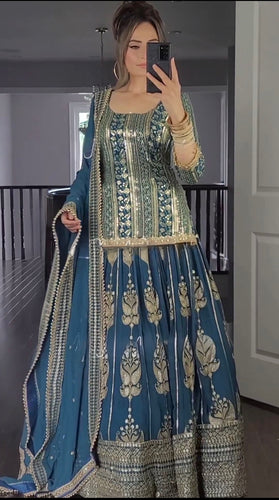 Top And Lehanaga With Dupatta