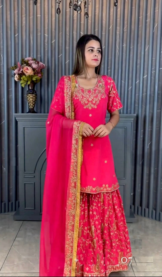 Launching New Disine Top-Sarara With Dupatt Set*👗👈
