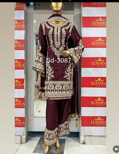 Launching New Disine Top-Pent With Dupatt Set*