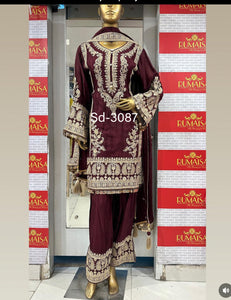 Launching New Disine Top-Pent With Dupatt Set*