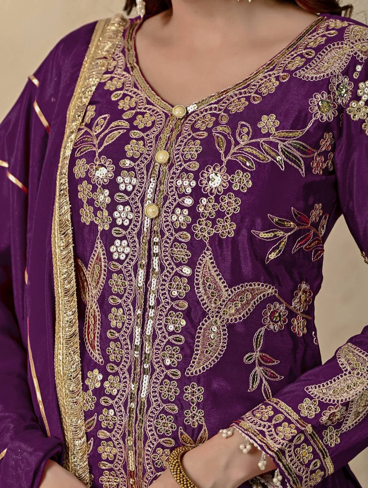 Launching New Designer Party Wear Look Top , Sharara and Dupatta