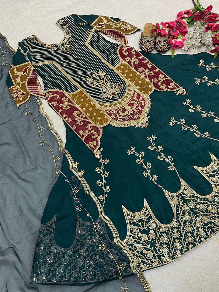 Top  Lengha With Dupatta