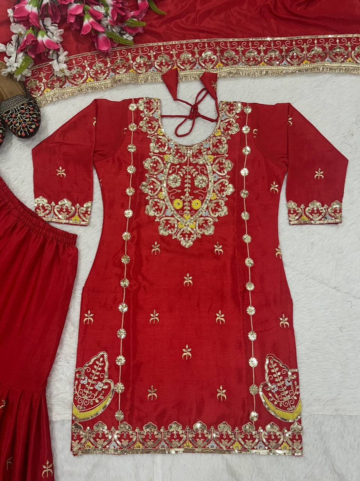 TOP Sarara With dupatta