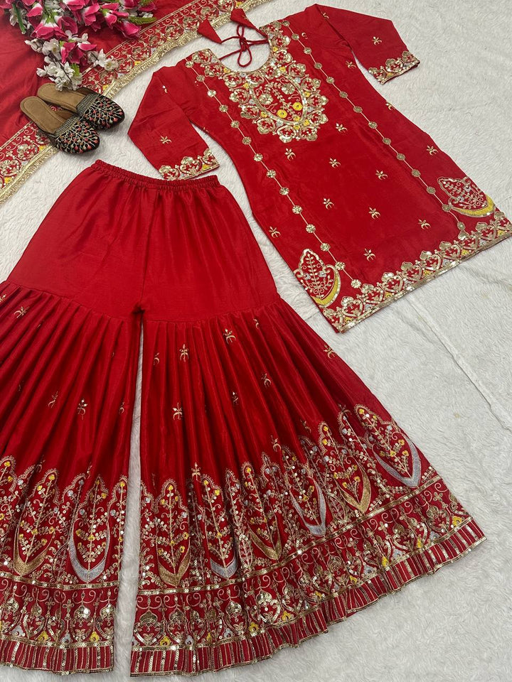 TOP Sarara With dupatta