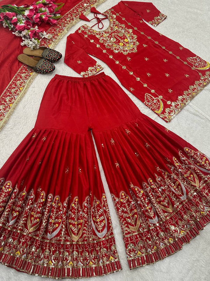 TOP Sarara With dupatta