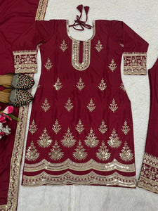 Kurti Pair With Dupatta