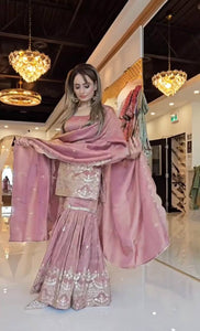 Top  And  Sharara  With Dupatta