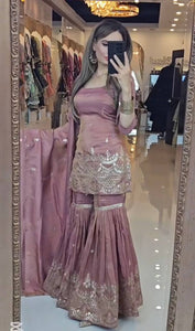 Top  And  Sharara  With Dupatta