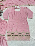 Top  And  Sharara  With Dupatta