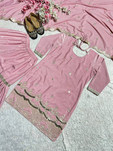 Top  And  Sharara  With Dupatta