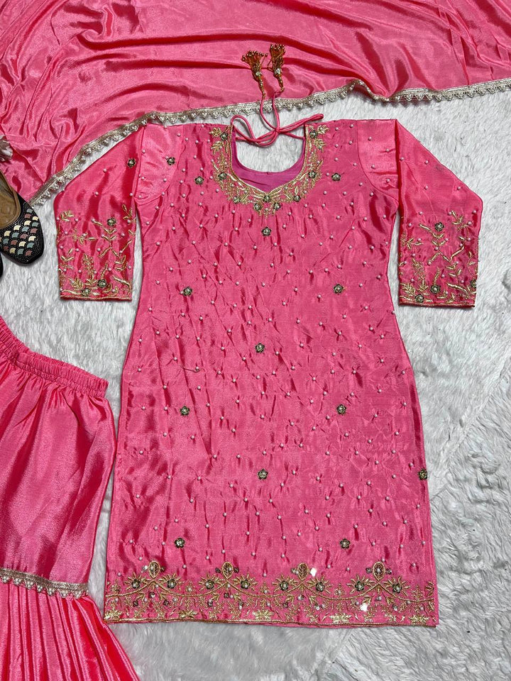 TOP And Sharara With Dupatta