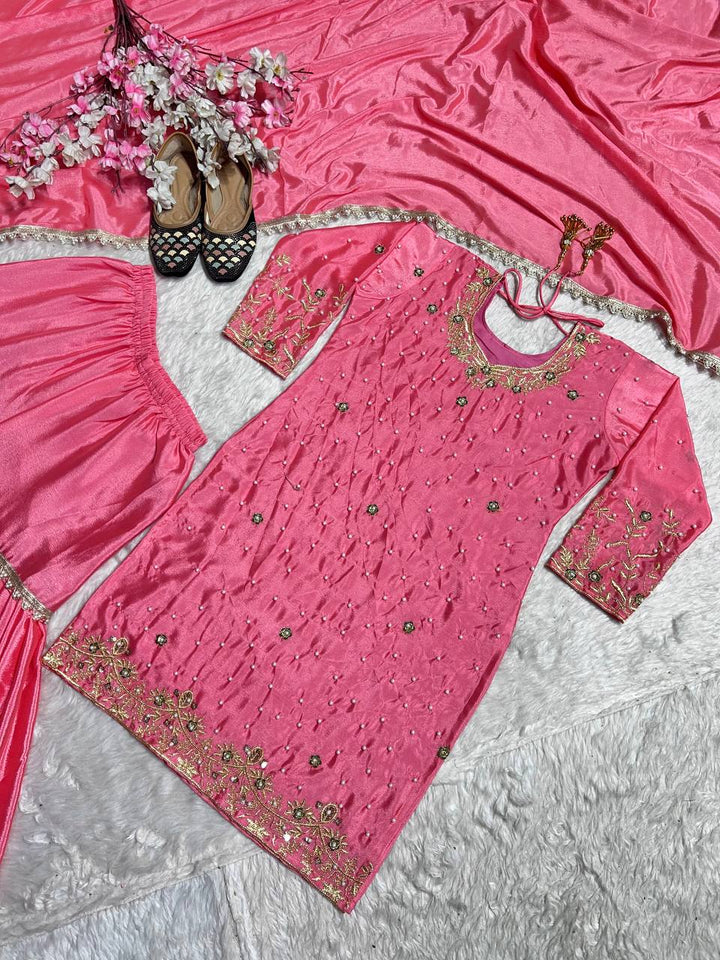 TOP And Sharara With Dupatta