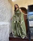 Top And Sharara With Dupatta
