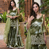 Top And Sharara With Dupatta