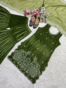 Top And Sharara With Dupatta