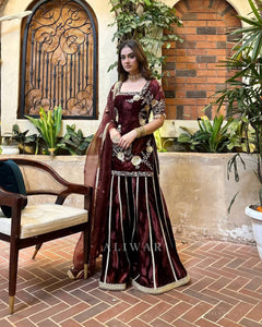 Top And sharara With Dupatta