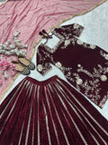 Top And sharara With Dupatta