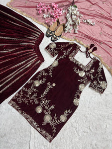Top And sharara With Dupatta