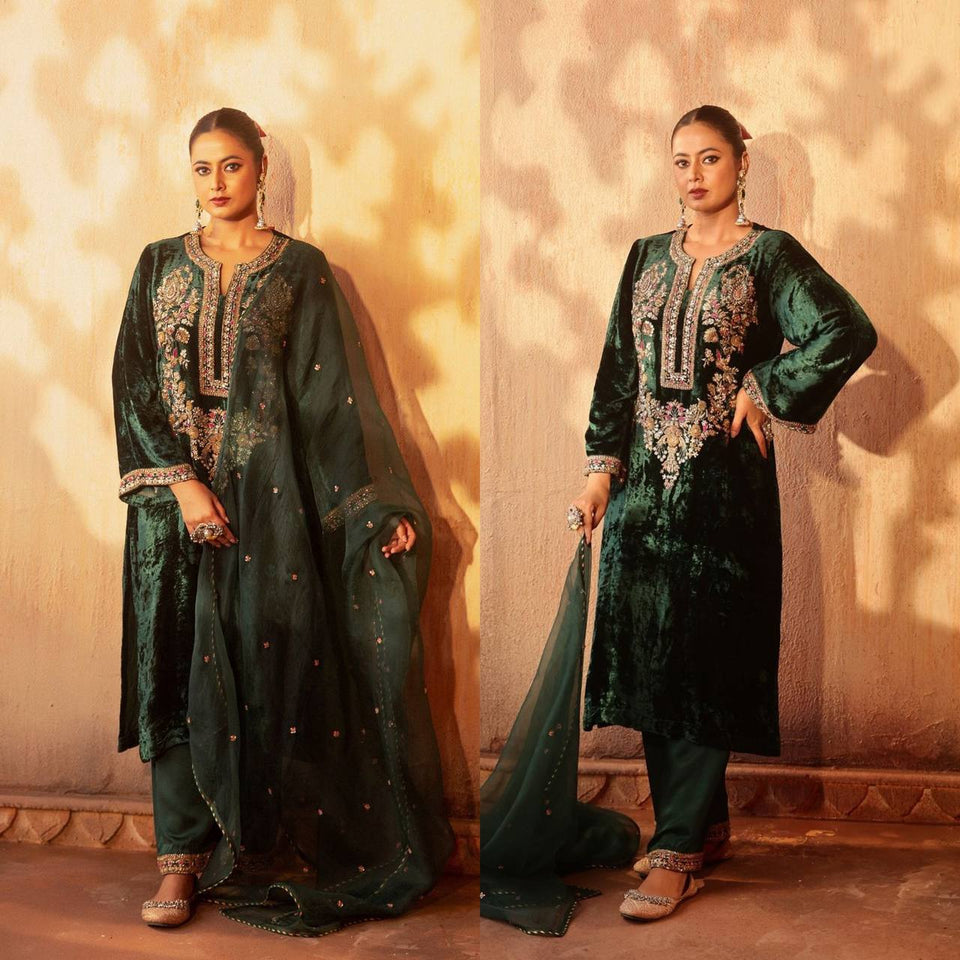 Top And Pant With Dupatta