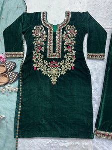 Top And Pant With Dupatta