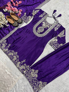 Top And Pant With Dupatta
