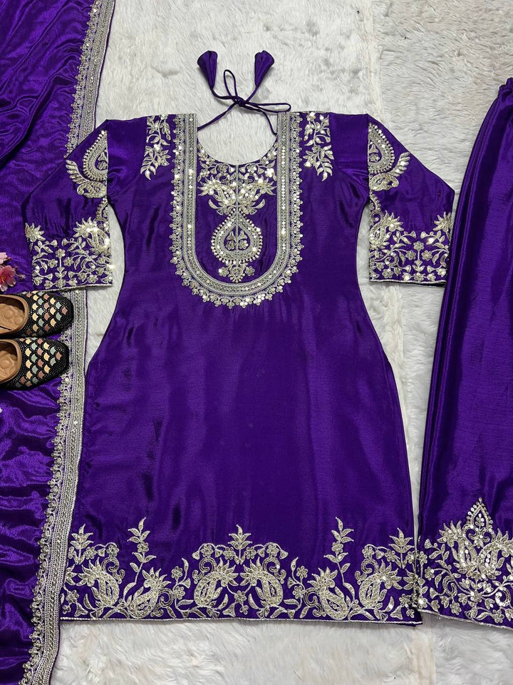 Top And Pant With Dupatta