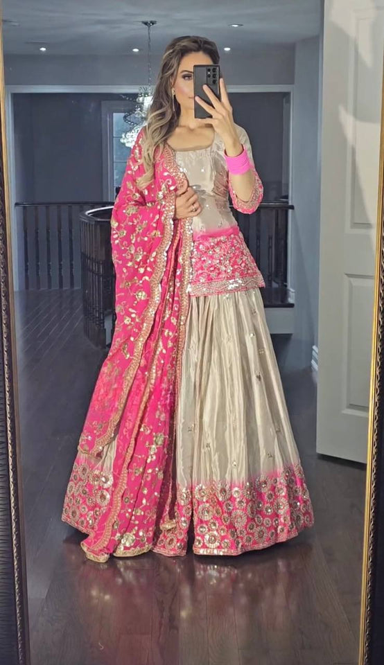 Top And lahanaga With Dupatta