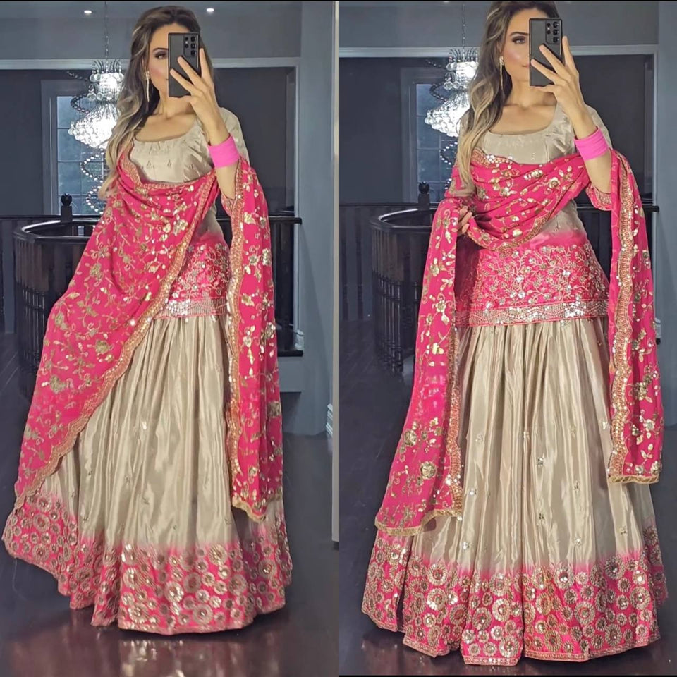 Top And lahanaga With Dupatta