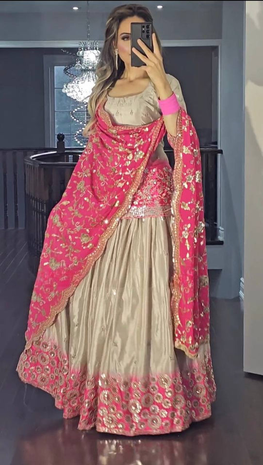 Top And lahanaga With Dupatta