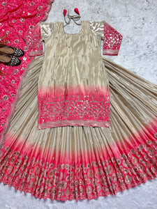 Top And lahanaga With Dupatta