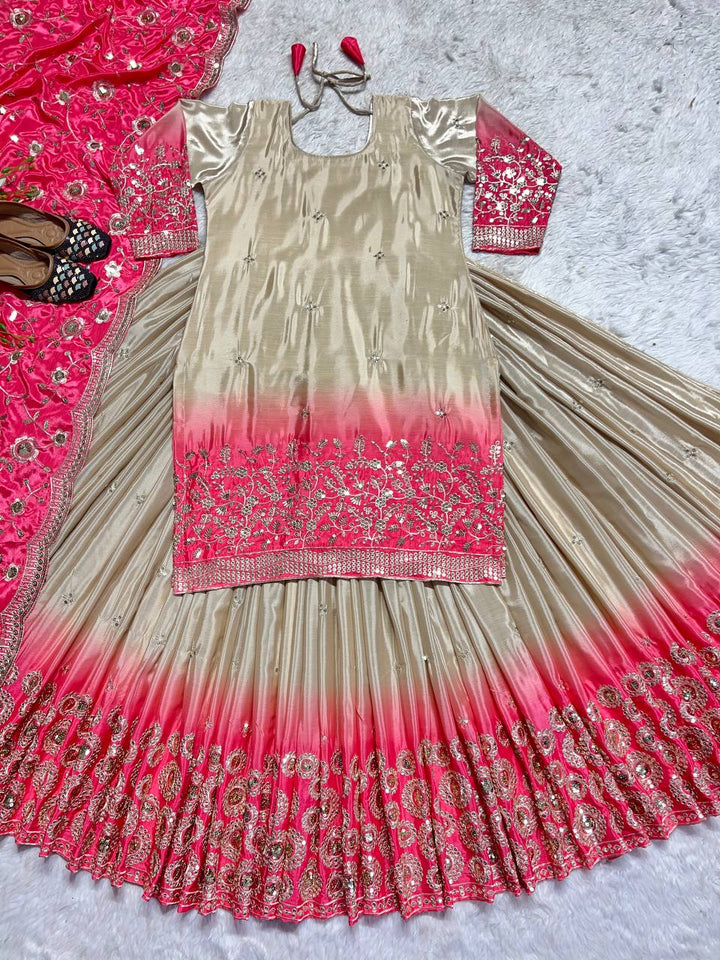 Top And lahanaga With Dupatta