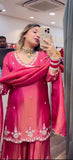 Top And Plazzo With Dupatta
