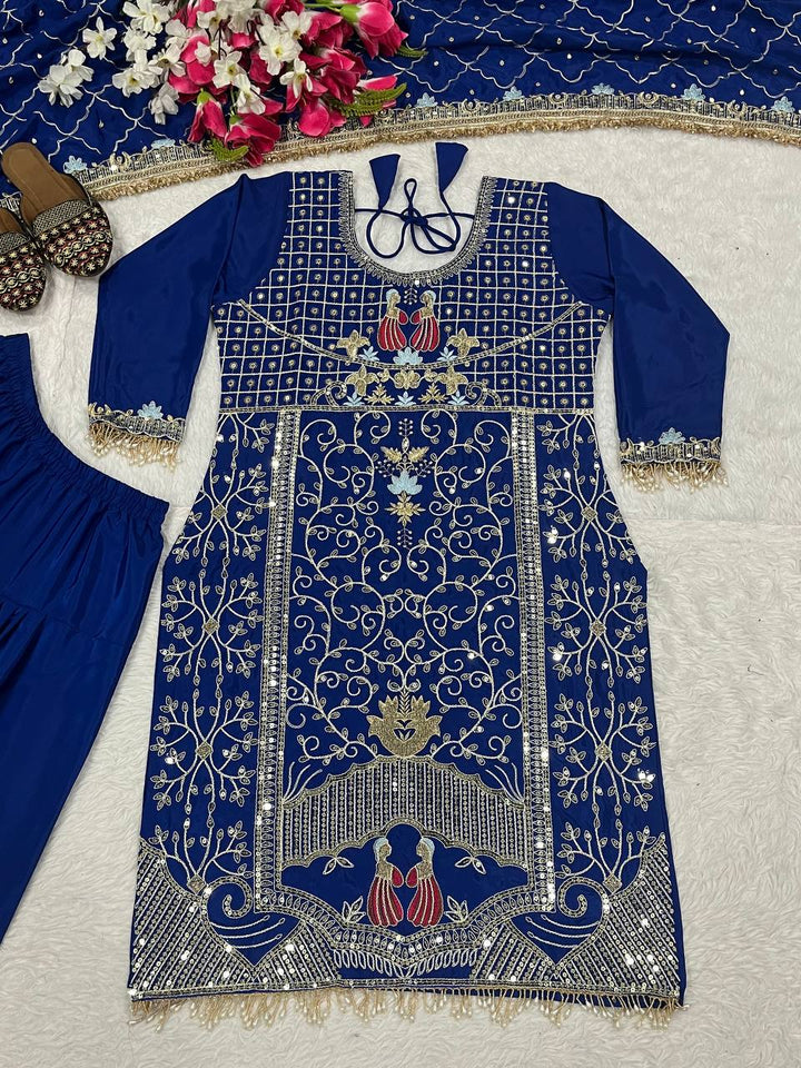 Launching New Designer Party Wear Look Top ,Dhoti Salwar and Dupatta