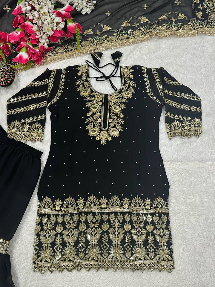 Launching New Designer Party Wear Look Top , Sharara Plazzo  and Dupatta