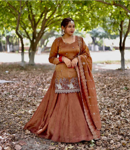 Top and lehanaga With dupatta