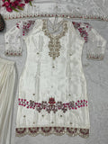 Top And Sharara With Dupatta