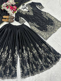 Launching New Designer Party Wear Look Top , Sharara Plazzo  and Dupatta