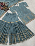 Top And Sharara With Dupatta