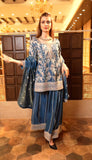Top And Plazzo  Wih Dupatta