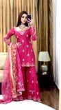 *Launching New Design *(Top&Sarara&dupatta)* Reddy To Wear Look Design
