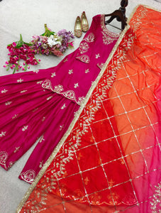 *Launching New Design *(Top&Sarara&dupatta)* Reddy To Wear Look Design