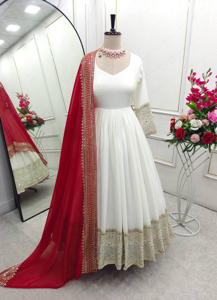 Launching New Design *(Princess-Cut Gwon)*Reddy To Party Wear Look pics