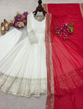 Launching New Design *(Princess-Cut Gwon)*Reddy To Party Wear Look pics