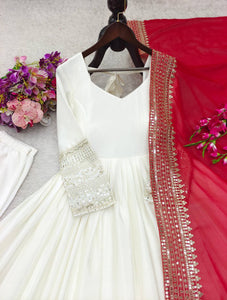 Launching New Design *(Princess-Cut Gwon)*Reddy To Party Wear Look pics