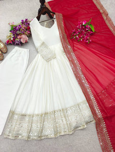 Launching New Design *(Princess-Cut Gwon)*Reddy To Party Wear Look pics