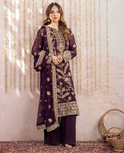 Launching New Đěsigner Party Wear Look Heavy Fox Georgette Top Plazzo & Dupatta Set
