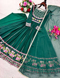 Launching New Đěsigner Tredition Look Heavy Fox Georgette Gwon Pent & Dupatta Set