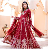 Presenting New Collection Heavy Pure Blooming Georgette Gown -Pent  Dupatta Set Fully Stitched Ready To Wear