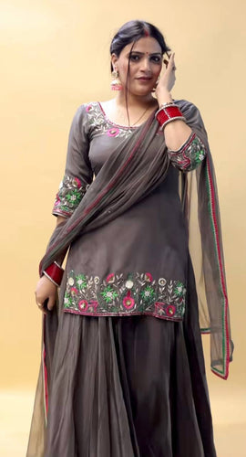 Presenting New Collection Pure Natural Satin Silk Top-Lehenga and Dupatta Set Fully Stitched Ready To Wear 🔥😍🥰*